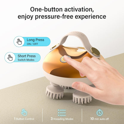Electric Vibrating Head Massage Device