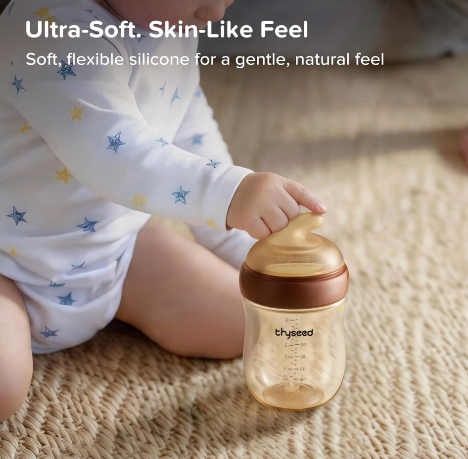 Wide Neck Anti-Colic Baby Feeding Bottle