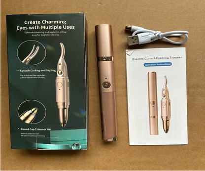 2-in-1 Electric Heated Eyelash Curler