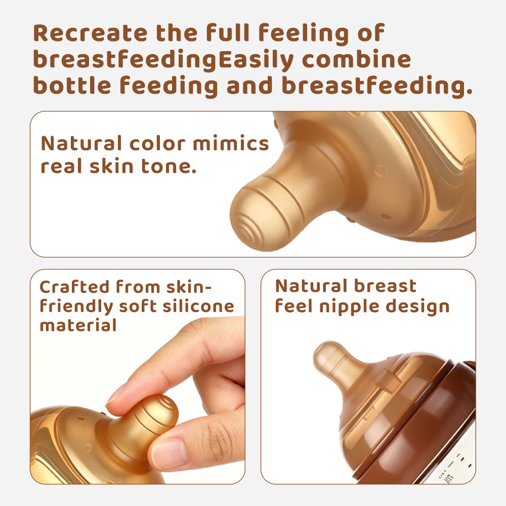 Wide Neck Anti-Colic Baby Feeding Bottle