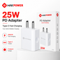 MAKPOWER 25W PD Adapter — Type-C Fast Charging Wall Charger (CH-51)