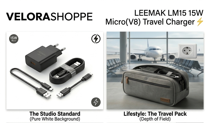 LEEMAK LM15 15W Micro Travel Charger