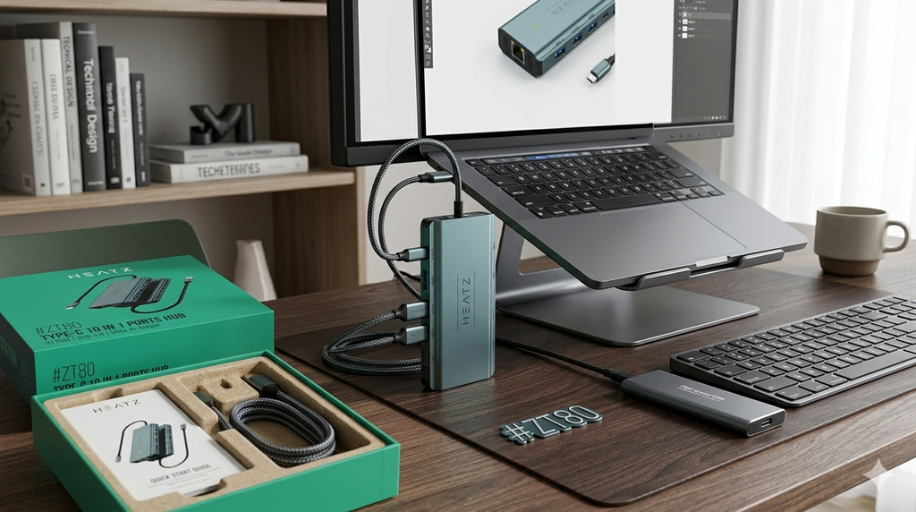10X Docking Station - Type-C 10 Port Hub