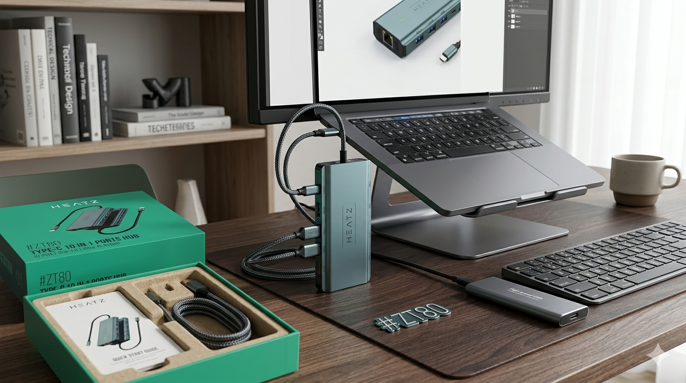 10X Docking Station - Type-C 10 Port Hub