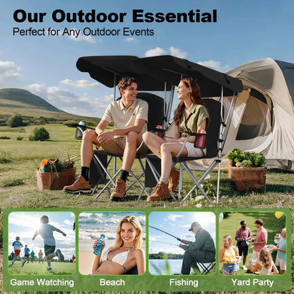 Portable Camping Chair with Canopy