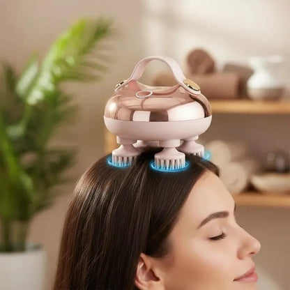 Electric Vibrating Head Massage Device