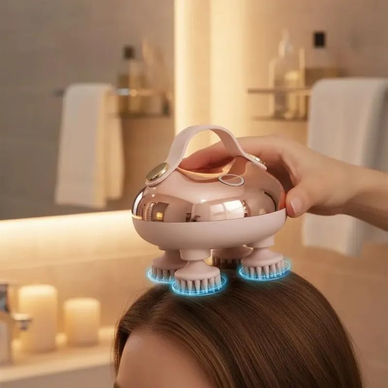 Electric Vibrating Head Massage Device