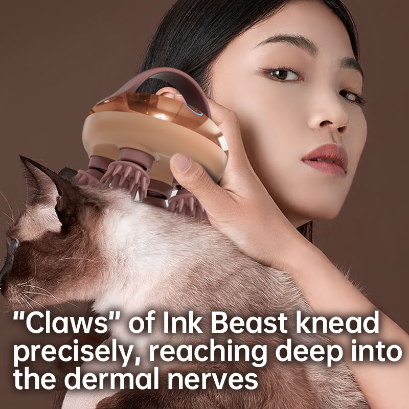 Electric Vibrating Head Massage Device