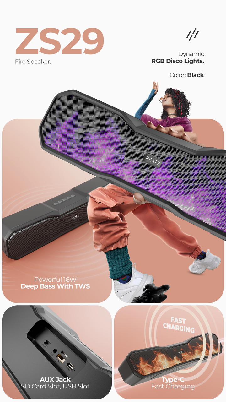 HEATZ ZS29 DISCO SOUNDBAR